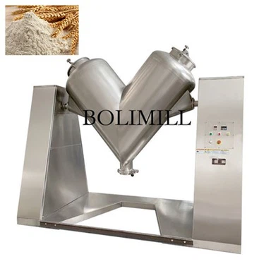 Mezclador de polvo de mezcla de pan de cereales múltiples tipo V