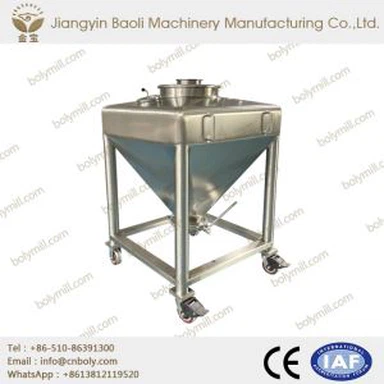 Tanque Ibc inferior inclinado de acero inoxidable OEM